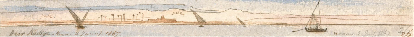 Deir Kadige, mediodía, 2 de enero de 1867